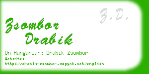 zsombor drabik business card